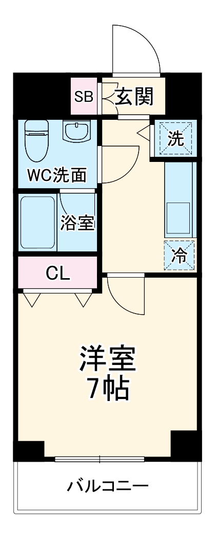 南海サザンコート行徳の間取り