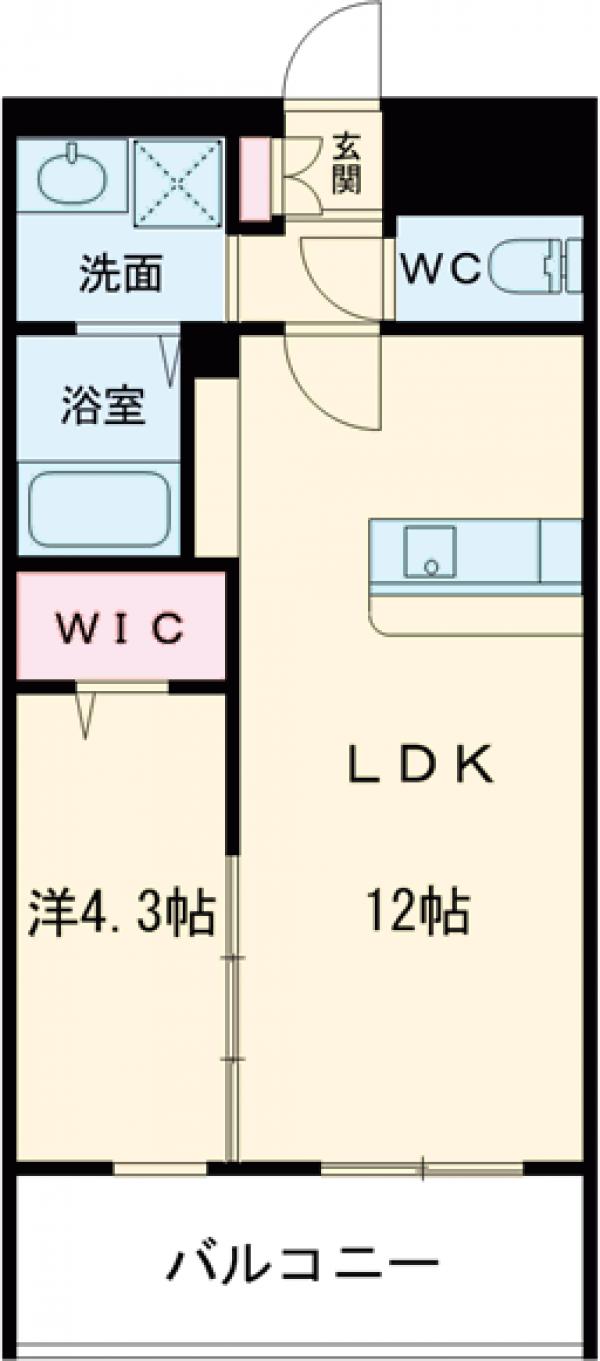 KL TOJIN EASTの間取り