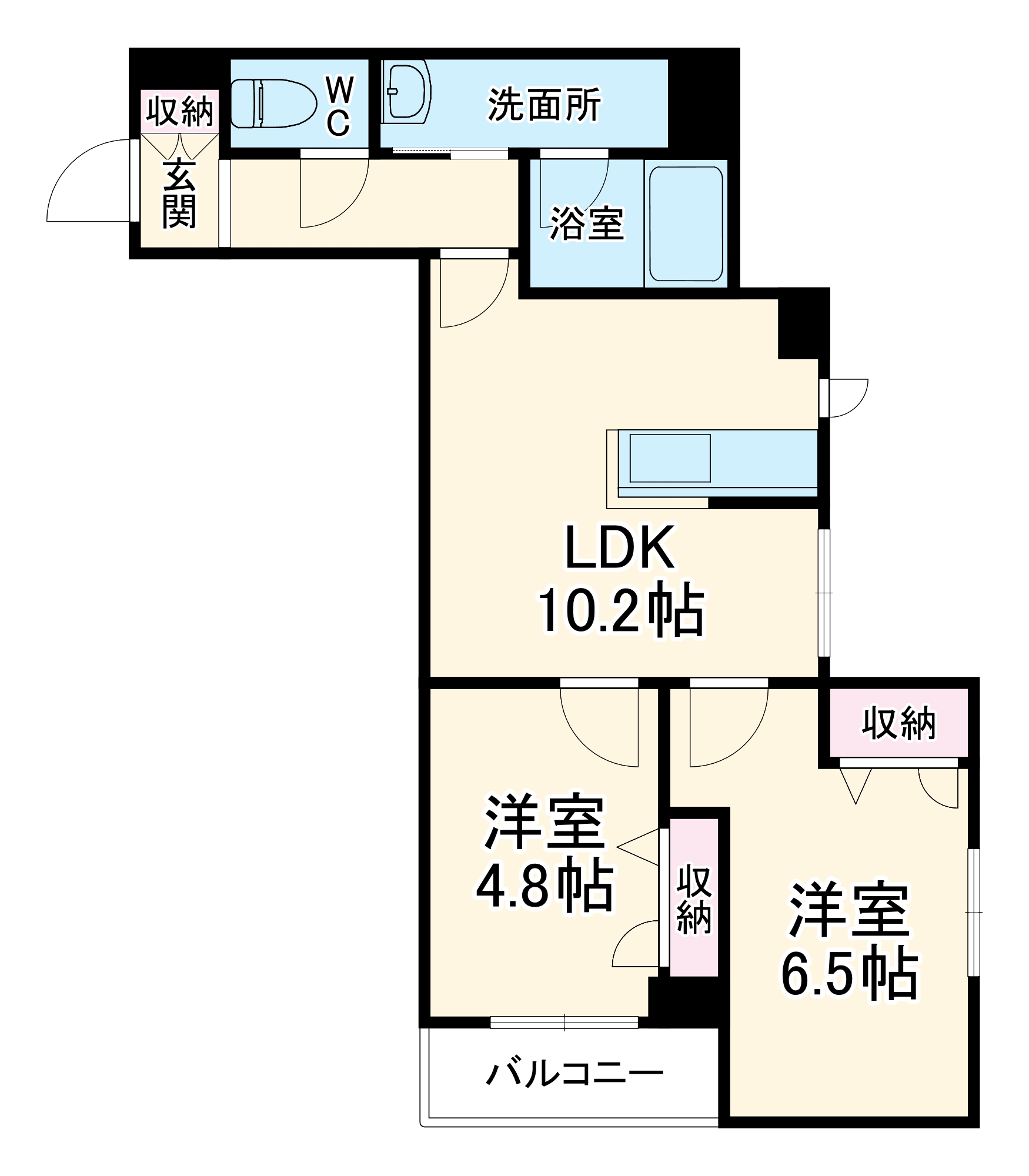 ポルト ボナールの間取り