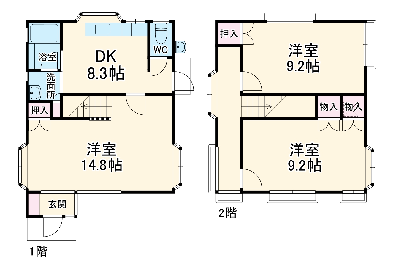 磐田戸建ての間取り