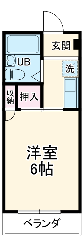 カレッジハウス日野坂の間取り