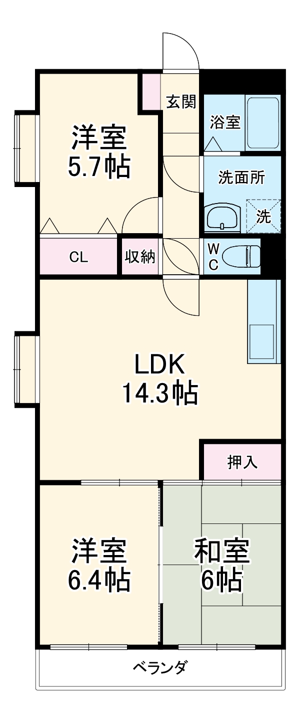 ロイヤルエステートⅢ ★初期費用オーナー負担キャンペーン★の間取り