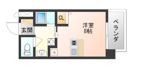グランディール・おもろまち駅の間取り