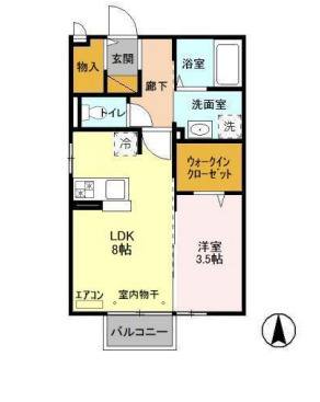 メゾン・サワの間取り