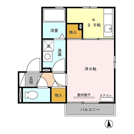 はなみずき A棟の間取り