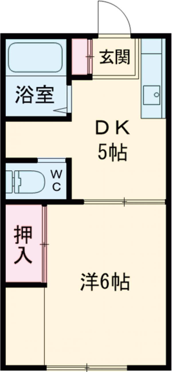 第2五十嵐ハイツの間取り