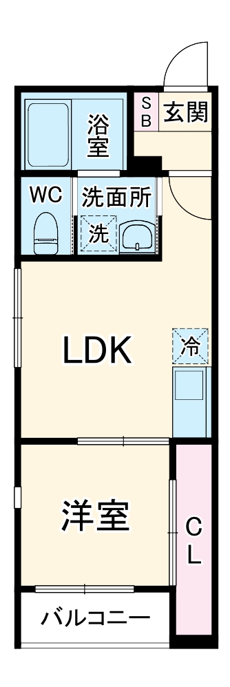 ハーモニーテラス津金Ⅱの間取り