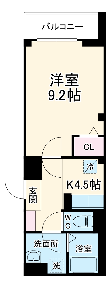 タチェット三郷中央の間取り