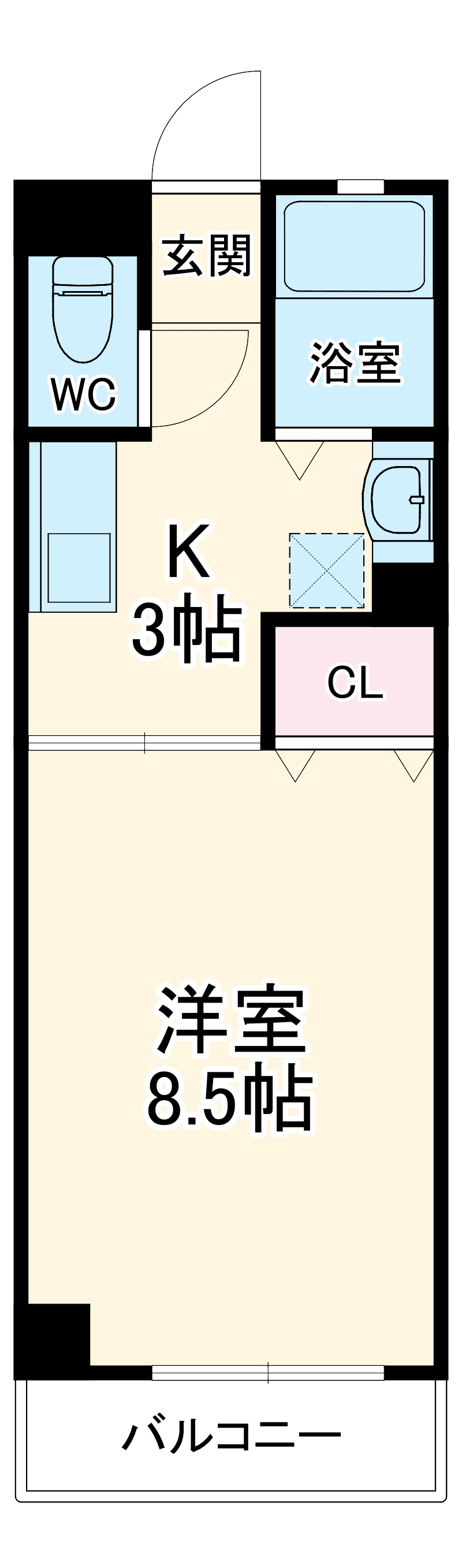 ビラシティ鈴木Ⅱの間取り