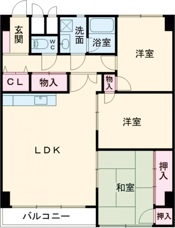 レジデンス アザレアの間取り