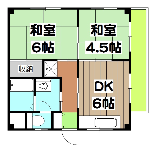 田園ハイツの間取り