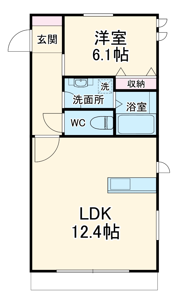 リバード北加瀬の間取り