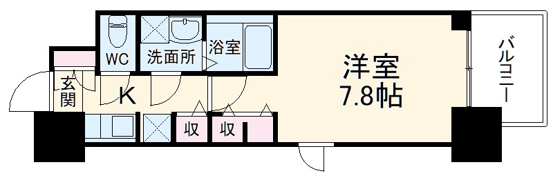 Ｌａ　Ｄｏｕｃｅｕｒ黒川の間取り