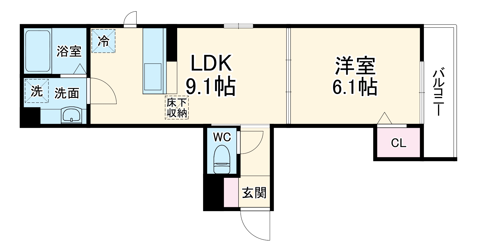 WINGSの間取り