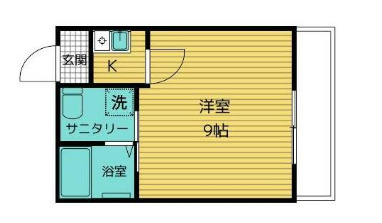 相模原の完工年月(2016年6月)築の賃貸アパートの間取り