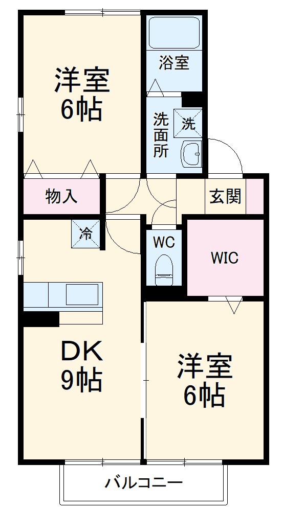 トレグラース A棟の間取り