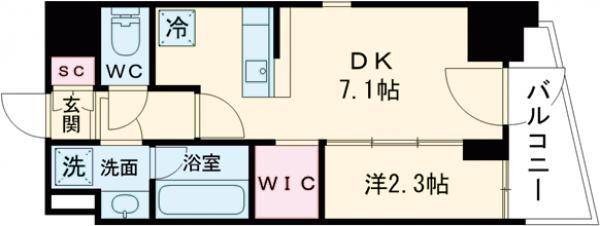 コンフォリア東大井Ⅱの間取り