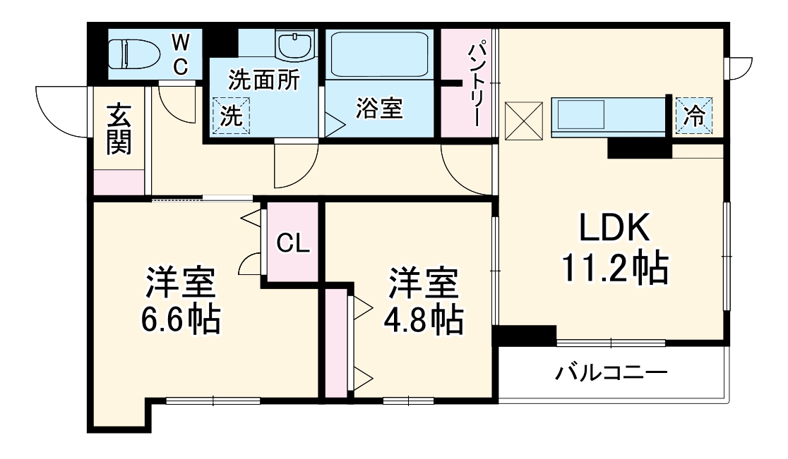 ウェルフィールドの間取り