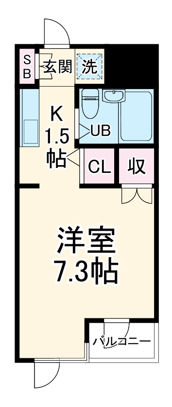 BCメゾン和泉の間取り