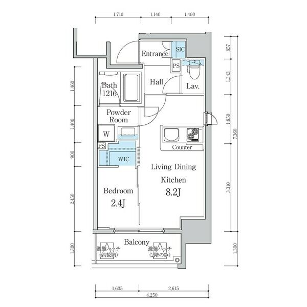 パートナーズ今池の間取り