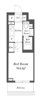 ストーリア市川行徳の間取り