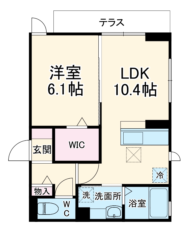 ＨＩレジデンスの間取り
