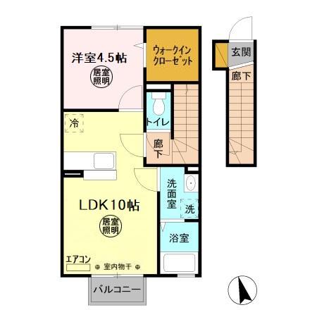 シェリール蔵前Aの間取り