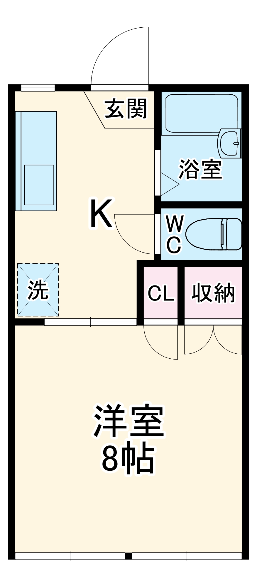 エスポワールムラコシの間取り