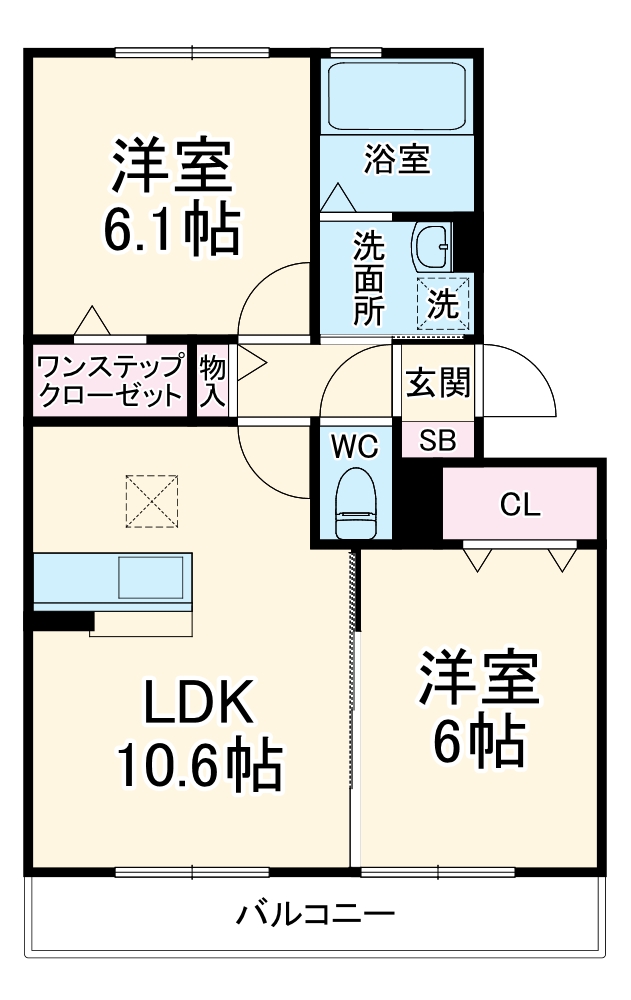 レイクガーデンの間取り