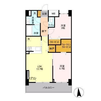 アンクレージュの間取り