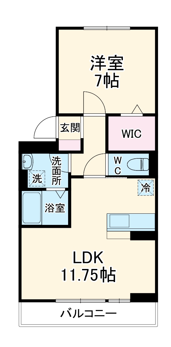 シエルブルーの間取り