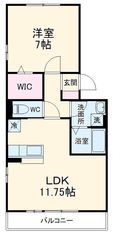 シエルブルーの間取り