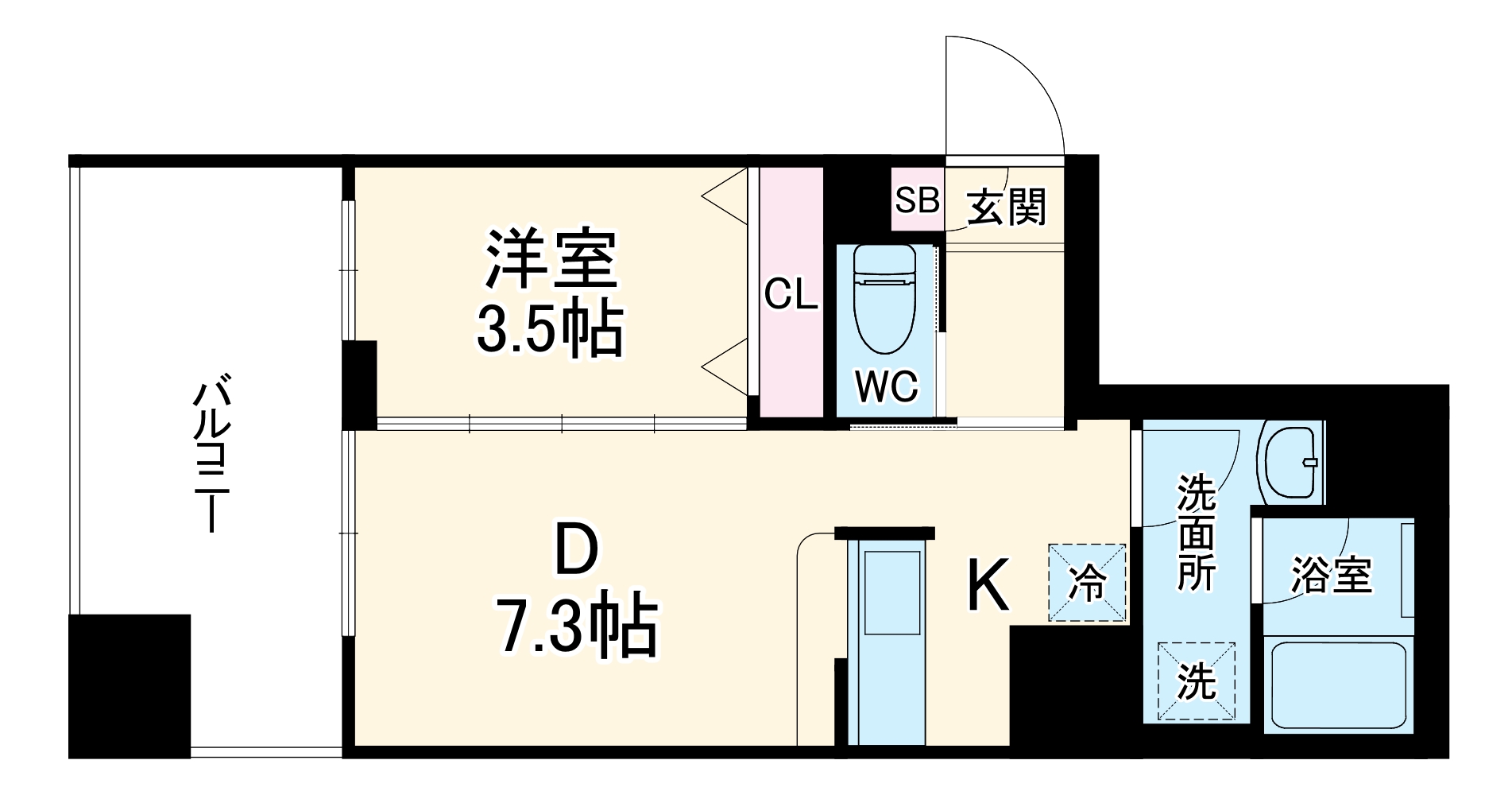 フェニックスヨコハマスクエアの間取り