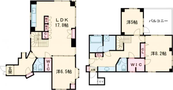 AN町屋ハイツの間取り