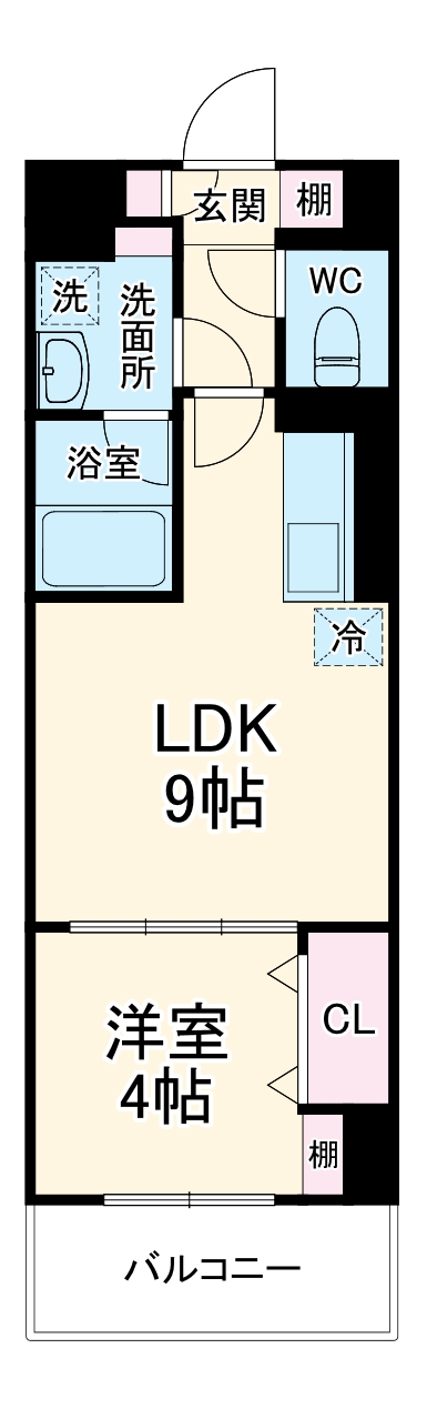 アリビオ大阪港の間取り