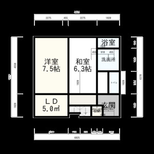 柏市高田戸建ての間取り