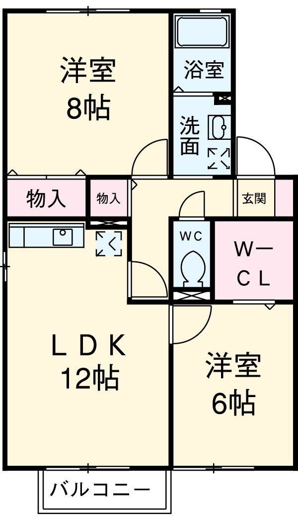 リヴェールAの間取り