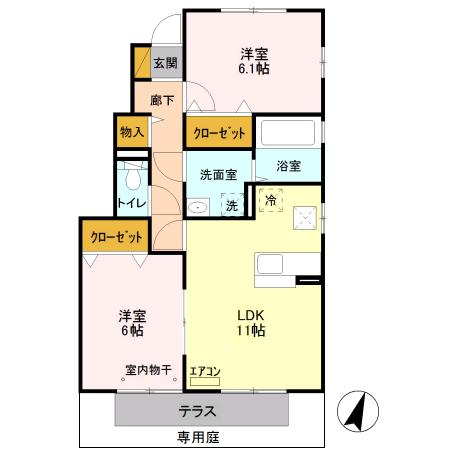 ノールメゾンⅣの間取り