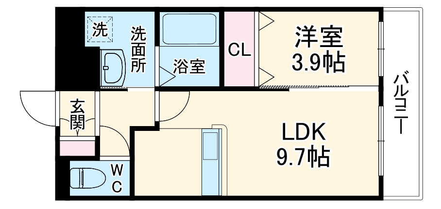 ユニヴェール箕面の間取り