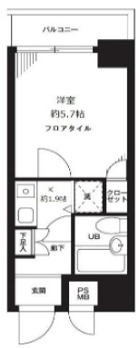藤和シティコープ新大塚Ⅱの間取り