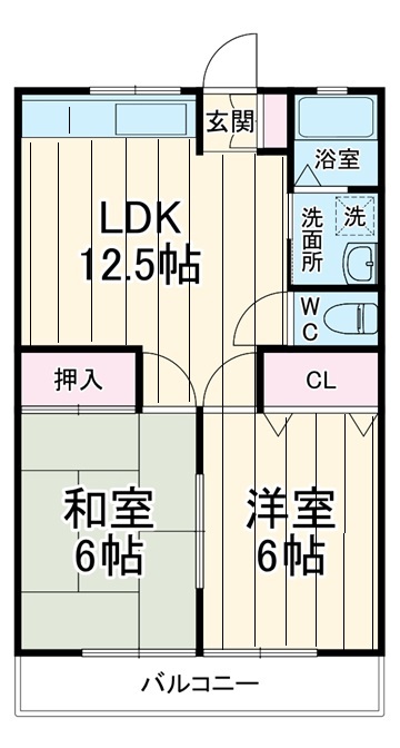 ひだまりの間取り
