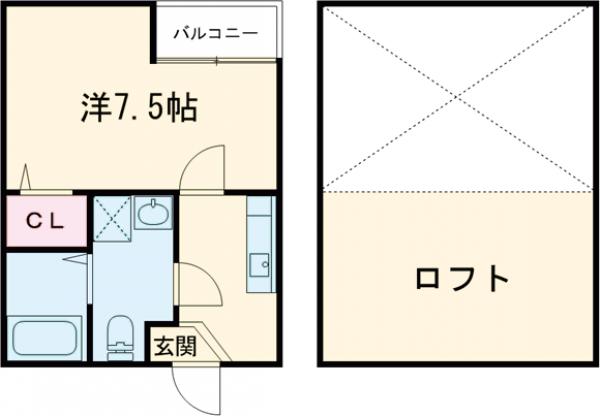 シュプリームメゾンAの間取り