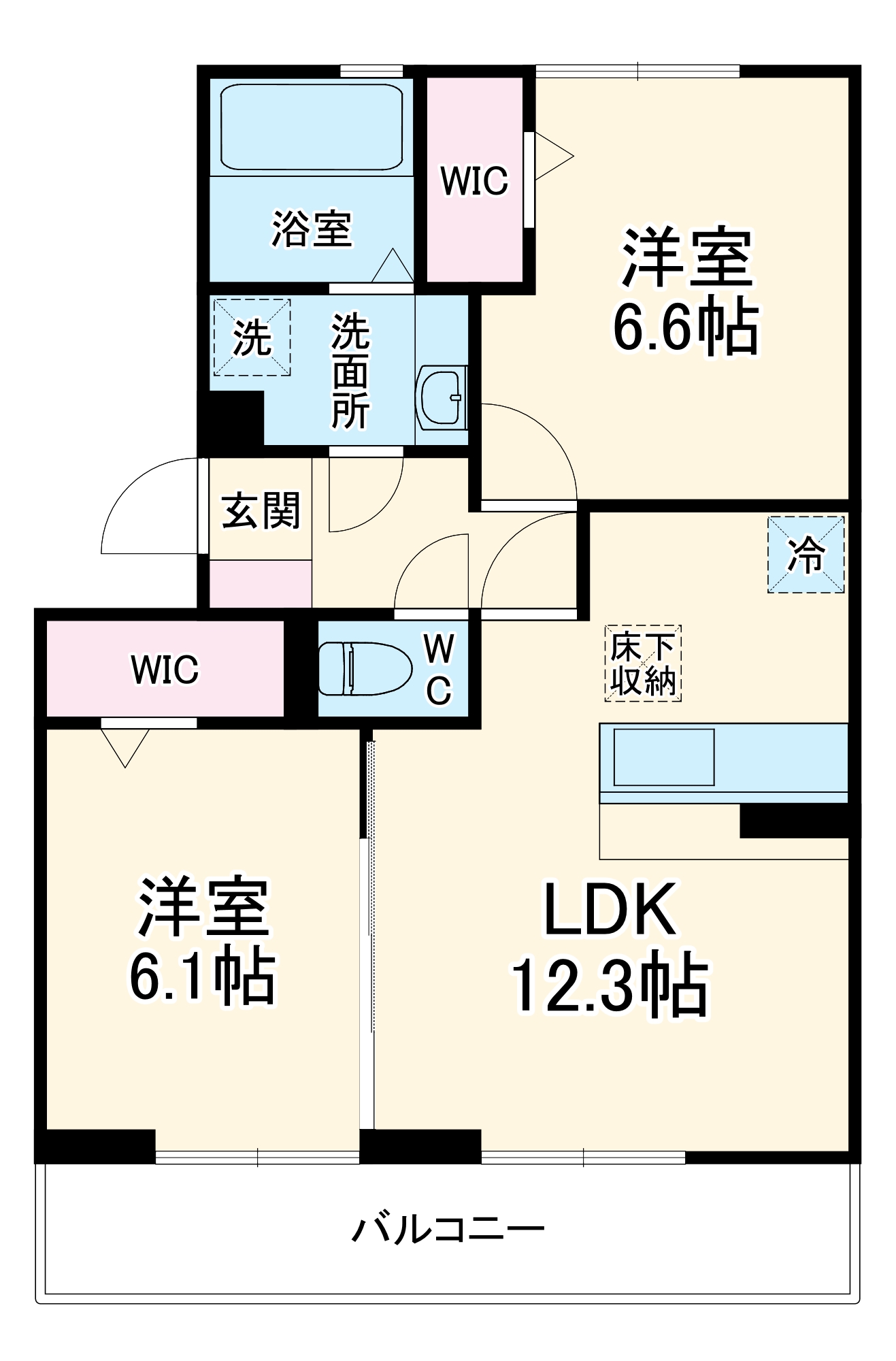 KOCHIA N・S N棟の間取り
