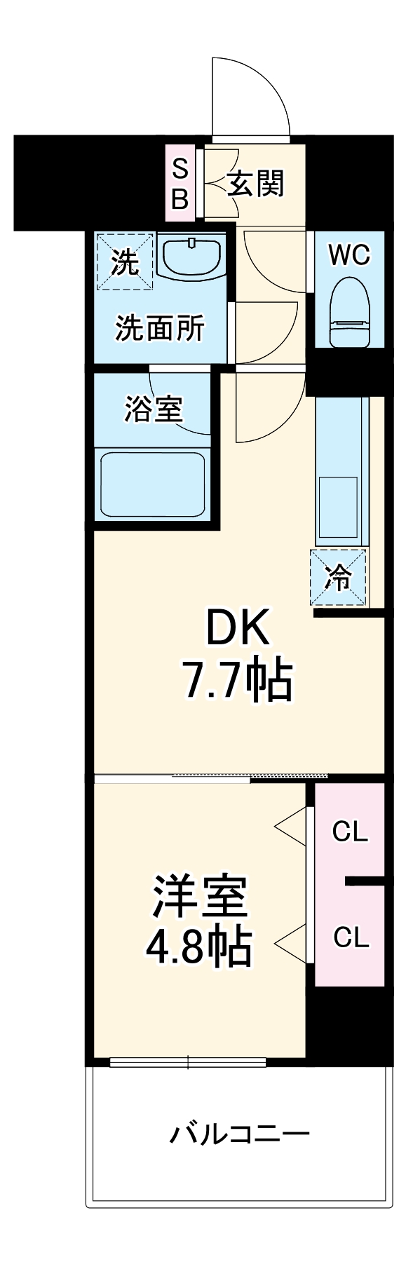 Con Fiorireの間取り