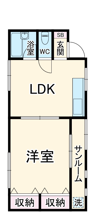 第一サンロードあさひの間取り