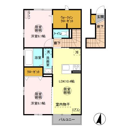 Dーroom中根の間取り