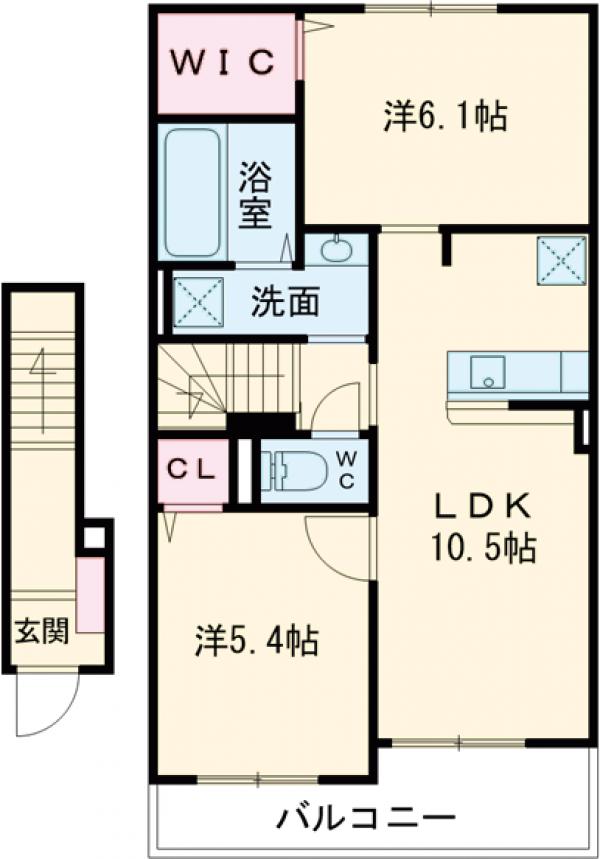 レクエルド桜並木の間取り