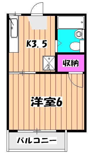 サンハイツの間取り