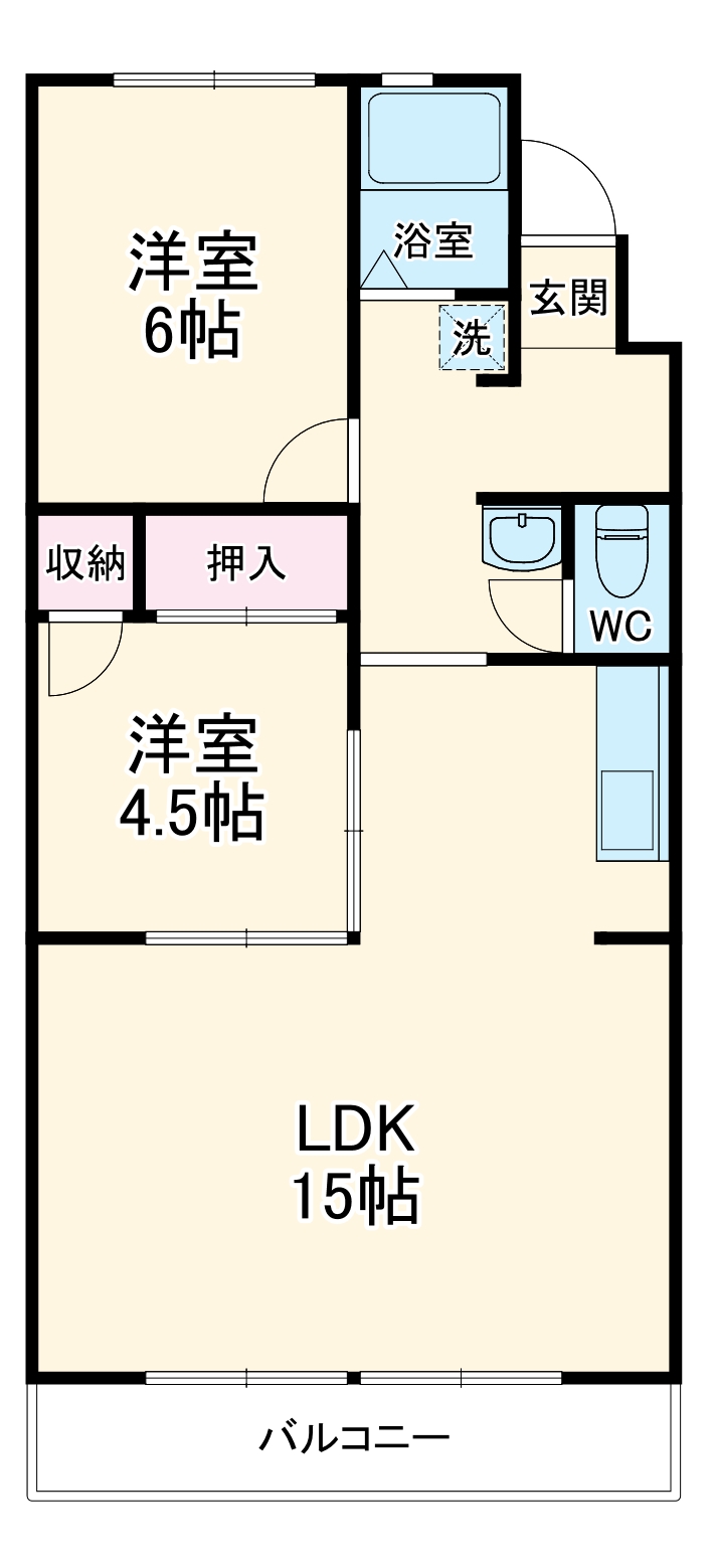 ルグラン嶋津の間取り
