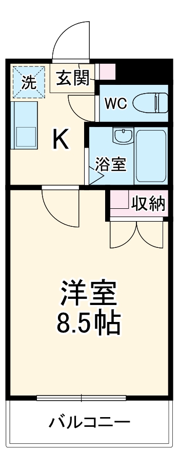 アヴェニール本厚木の間取り